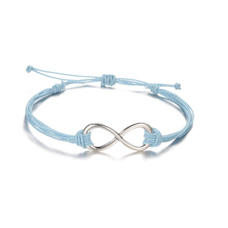 Softones VSCO String Wave Bracelets for Women Handmade Colorful Waterproof Adjustable Braided Beach Bracelet Set for Women - Image 4